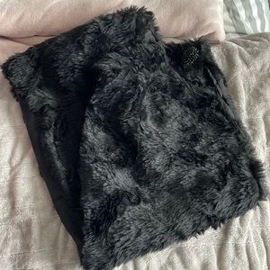 Faux fur wrap